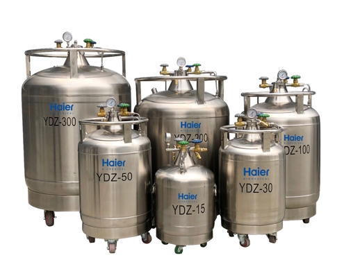 海尔生物-YDZ-150/YDZ-200/YDZ-300/YDZ-500-液氮补给储存系列不锈钢自增压液氮罐
